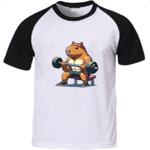 Camiseta Raglan Capivara Maromba