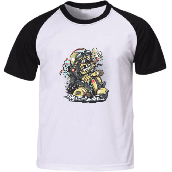 Camiseta Raglan Zombie 66