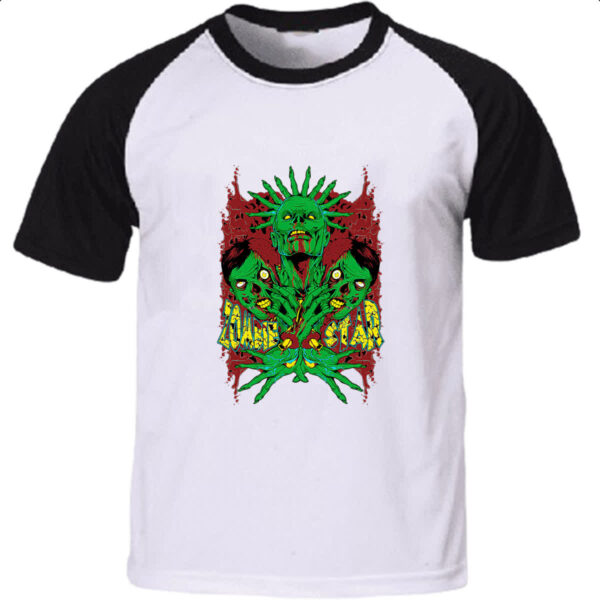 Camiseta Raglan Zombie star 2