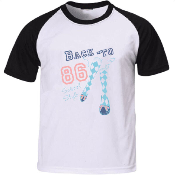 Camiseta Raglan Back to 86 School Style