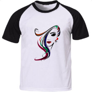 Camiseta Raglan Beautiful Girl 5