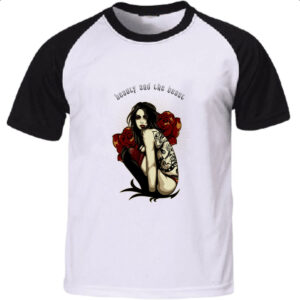 Camiseta Raglan Beauty and the beast