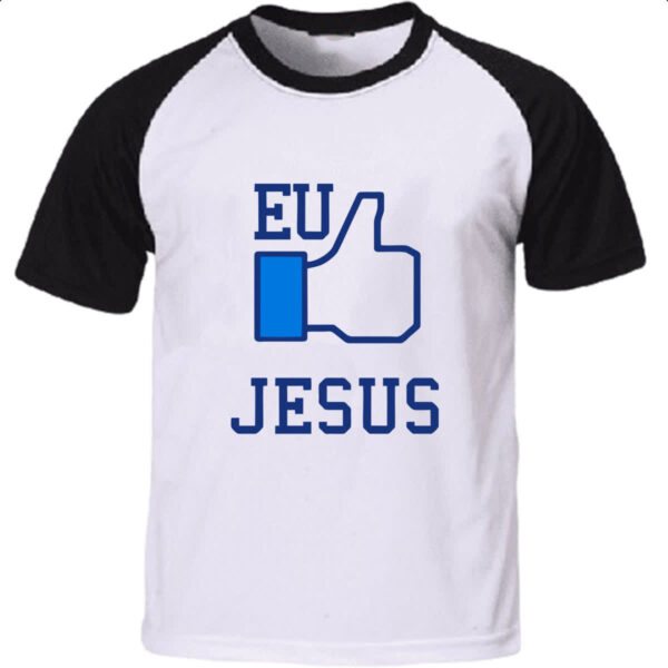 Camiseta Raglan Eu Curto Jesus