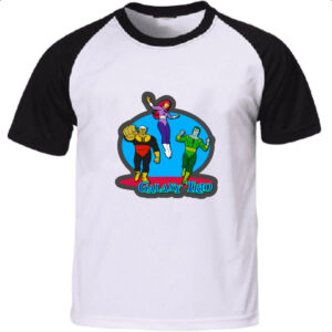 Camiseta Raglan Nostalgia Galaxy Trio