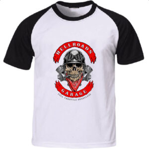 Camiseta Raglan Hellroads Garage