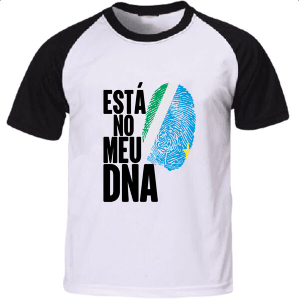 Camiseta Raglan Esta no meu DNA Mato Grosso do Sul