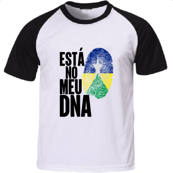 Camiseta Raglan Esta no meu DNA Rondonia