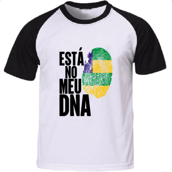Camiseta Raglan Esta no meu DNA Sergipe