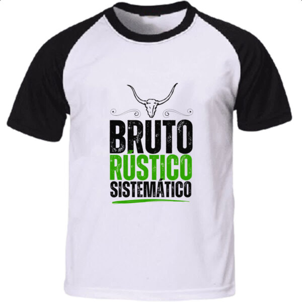 Camiseta Raglan Bruto Rustico Sistematico