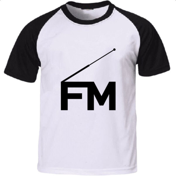 Camiseta Raglan FM Frequencia Modulada