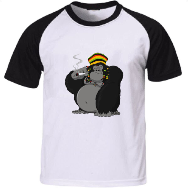 Camiseta Raglan Gorila Reggae