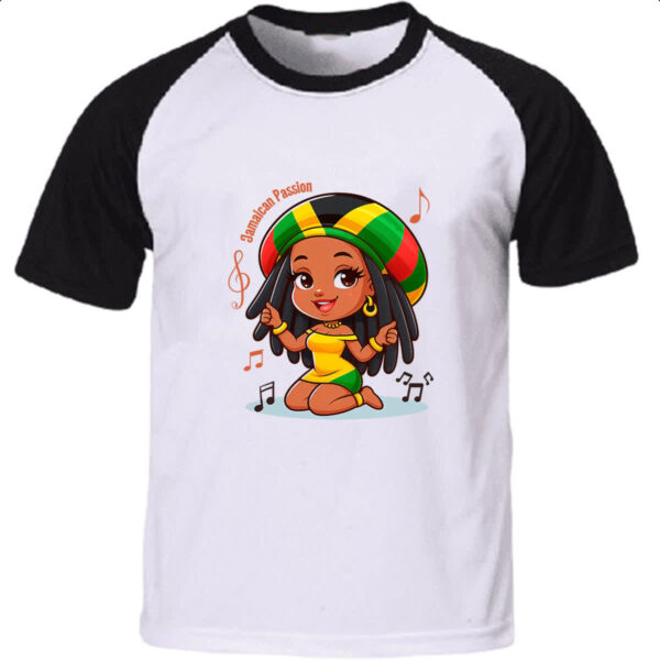 Camiseta Raglan Jamaixa Paixao Reggae