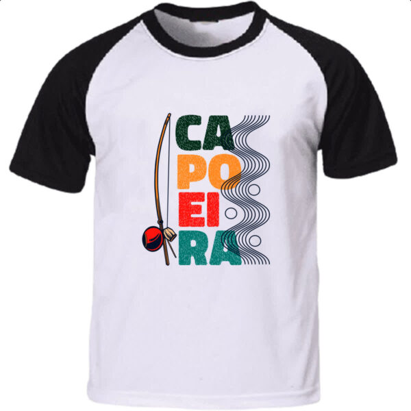 Camiseta Raglan Berimbau capoeira