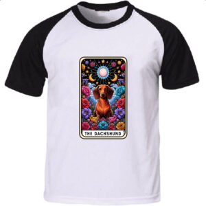 Camiseta Raglan Taro cachorro Dachshund