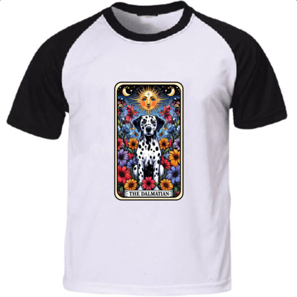 Camiseta Raglan Taro cachorro Dalmata
