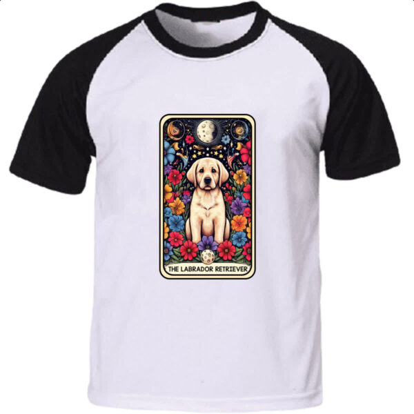 Camiseta Raglan Taro cachorro Labrador