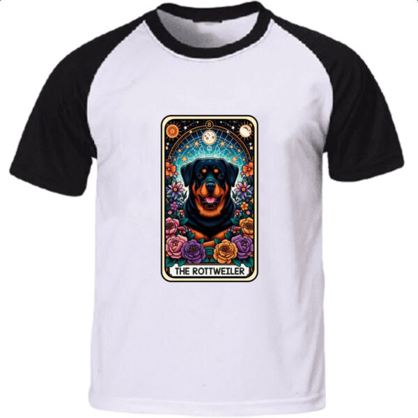 Camiseta Raglan Taro cachorro Rottweiler