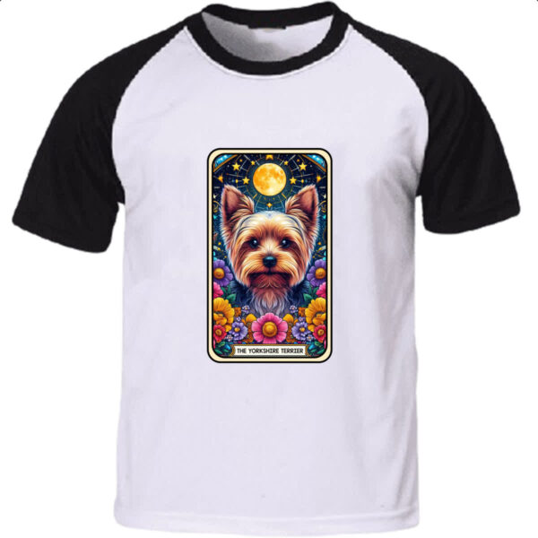 Camiseta Raglan Taro cachorro Yorkshire Terrier