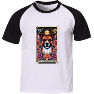 Camiseta Raglan Taro cachorro staffbull