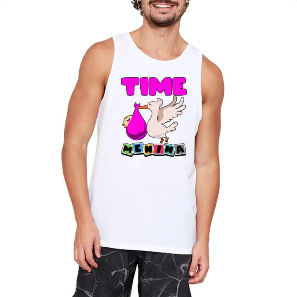 Camiseta Regata Cegonha Time Menina - Imagem 2