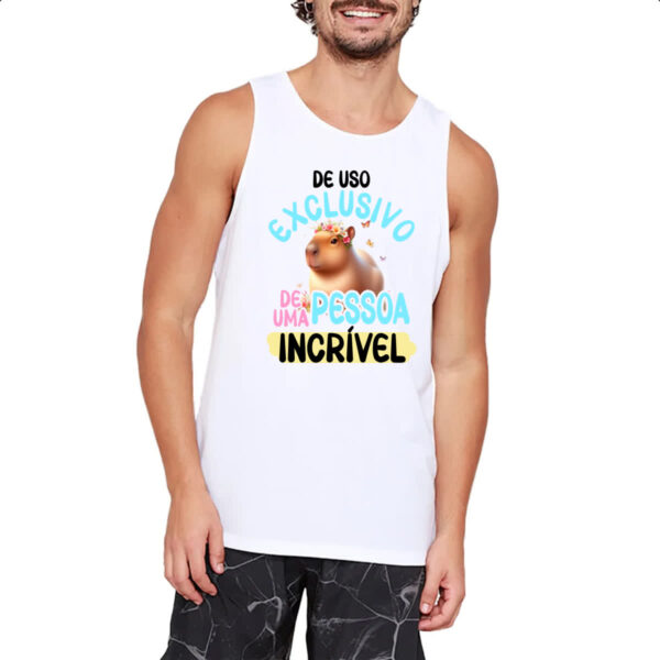 Camiseta Regata Capivara uso exclusivo especial - Imagem 2