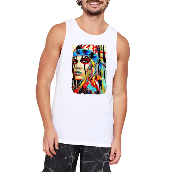 Camiseta Regata India Americada Print Color - Imagem 2