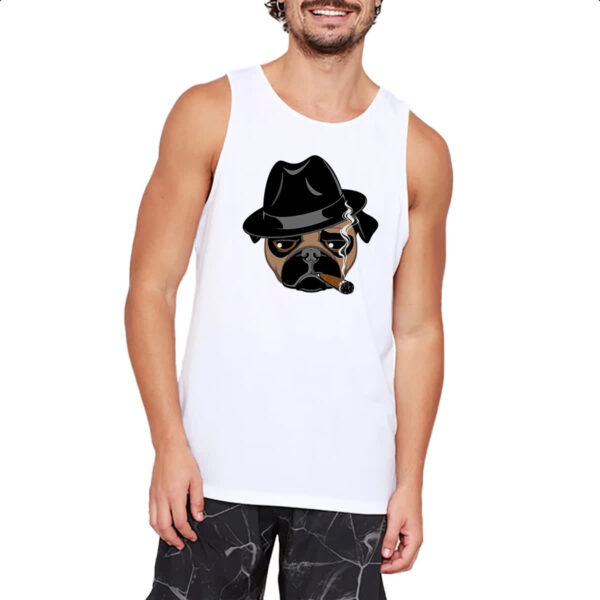 Camiseta Regata Pug Mafioso - Imagem 2