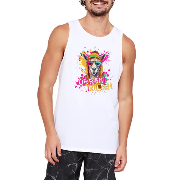 Camiseta Regata Kanguru Urban Wild Watercolor - Imagem 2