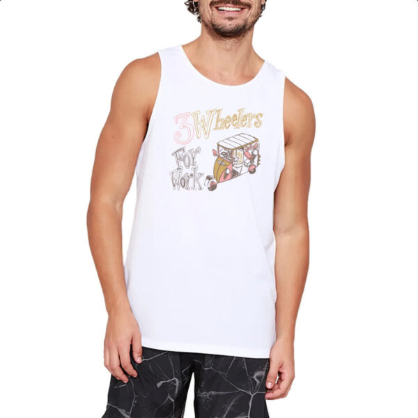 Camiseta Regata 3 Wheelers for work - Imagem 2