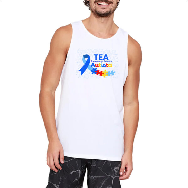 Camiseta Regata Autismo TEA Transtorno Espectro - Imagem 2