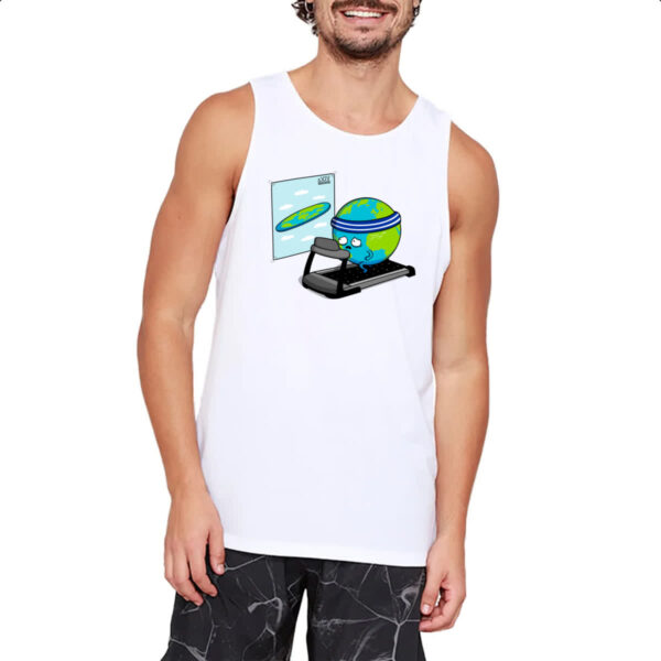 Camiseta Regata Terra querendo ser plana - Imagem 2