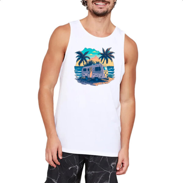 Camiseta Regata Trailer Sunset Arte - Imagem 2