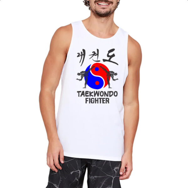 Camiseta Regata Taekwondo Fighter Yin-Yang - Imagem 2