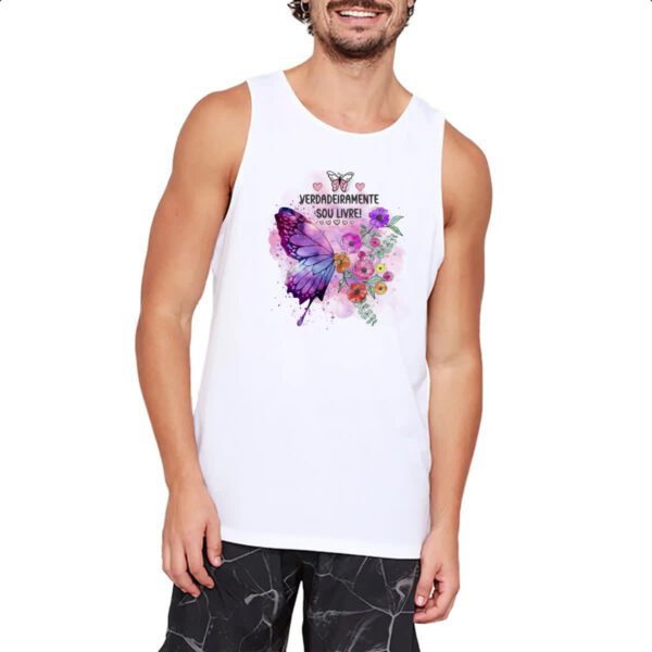 Camiseta Regata Verdadeiramente sou livre - Imagem 2