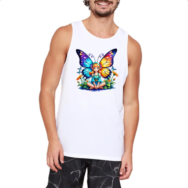 Camiseta Regata Borboleta elfo fofinha - Imagem 2