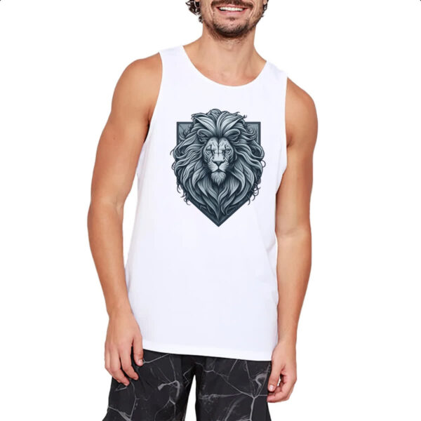 Camiseta Regata Brasao Leao de Juda - Imagem 2