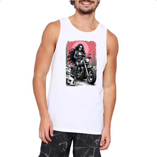 Camiseta Regata Catrina Motoqueira Radical - Imagem 2