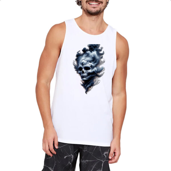 Camiseta Regata Caveira esfumacada - Imagem 2
