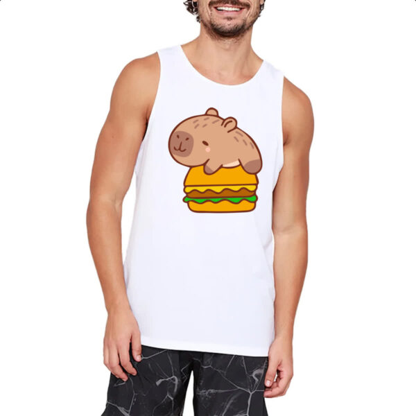 Camiseta Regata Capivara Hamburguer - Imagem 2