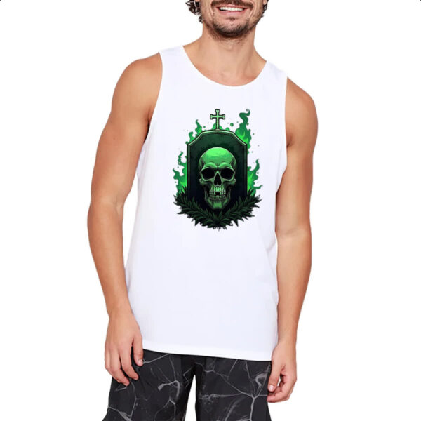 Camiseta Regata Skull Lapide - Imagem 2