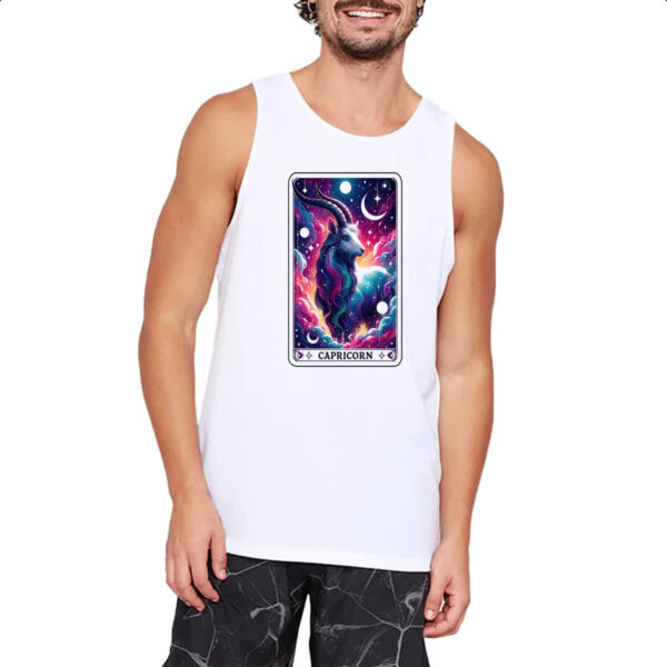 Camiseta Regata Signo Carta Taro Capricornio - Imagem 2