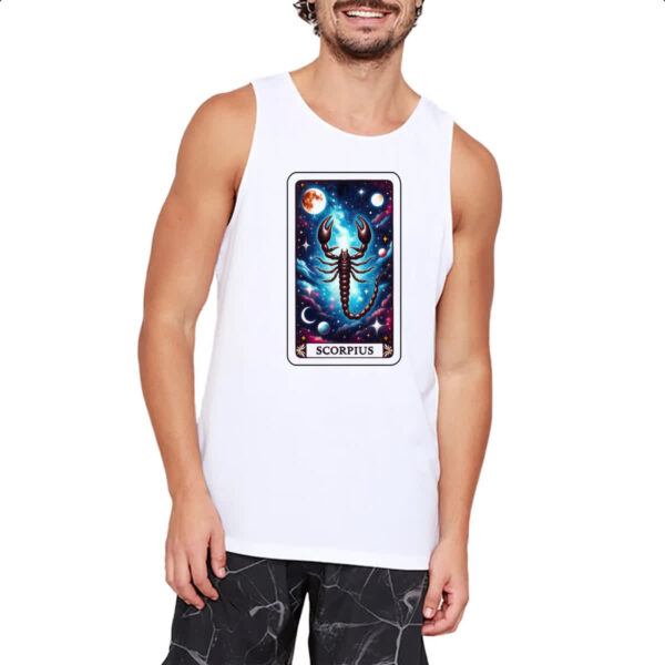 Camiseta Regata Signo Carta Taro Escorpiao - Imagem 2