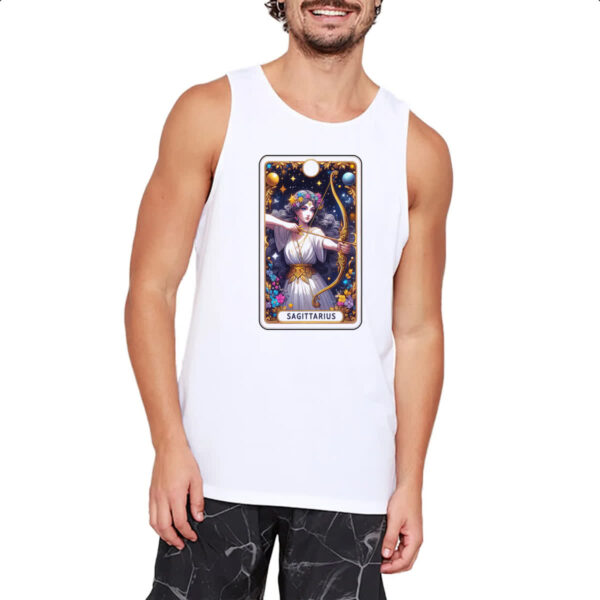 Camiseta Regata Signo Carta Taro Sagitario - Imagem 2