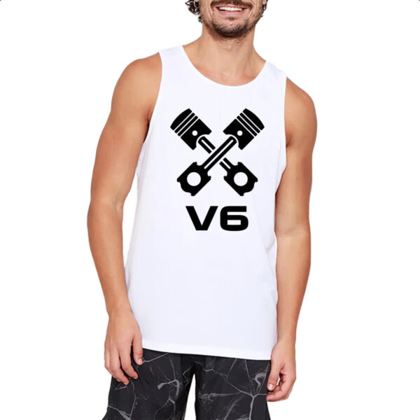 Camiseta Regata Carro V6 Pistao - Image 2
