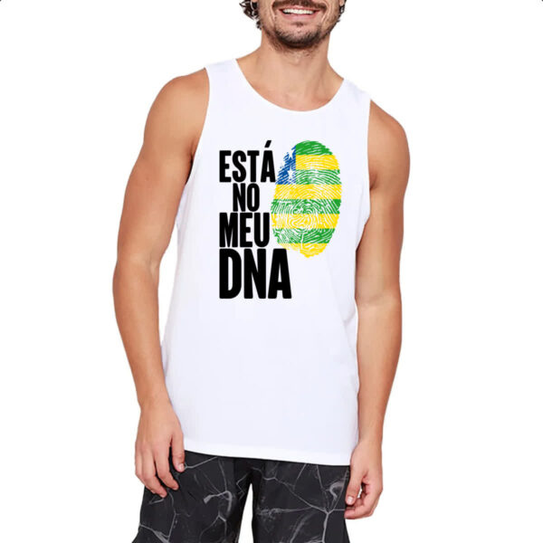 Camiseta Regata Esta no meu DNA Goias - Imagem 2