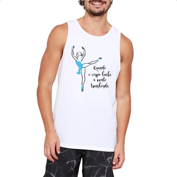 Camiseta Regata Bailarina Corpo e Mente - Imagem 2