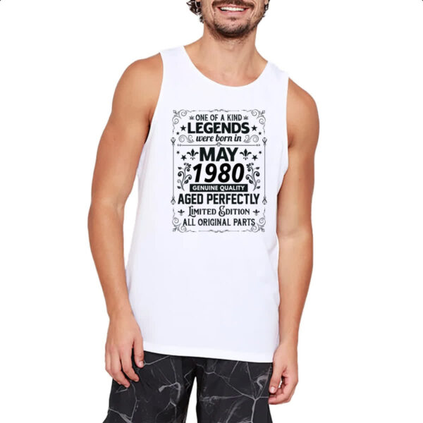 Camiseta Regata Legends Were Born MAI-1980 - Imagem 2