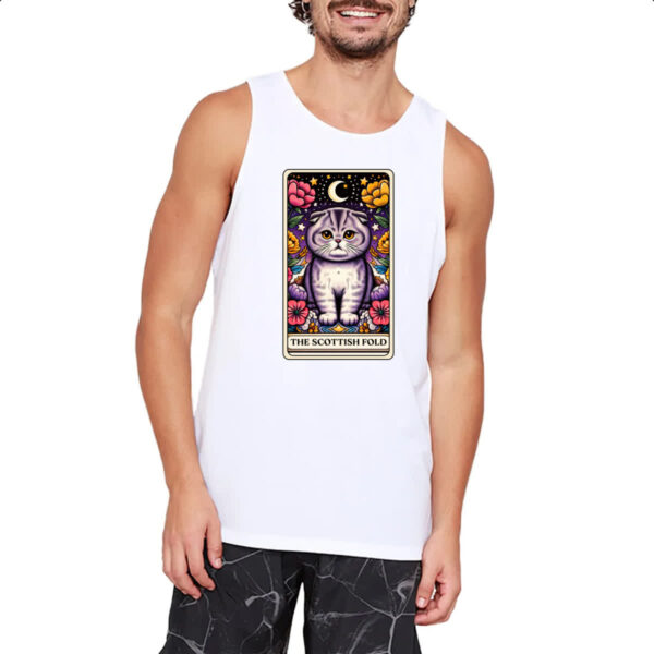 Camiseta Regata Taro Gato Scottish Fold - Imagem 2