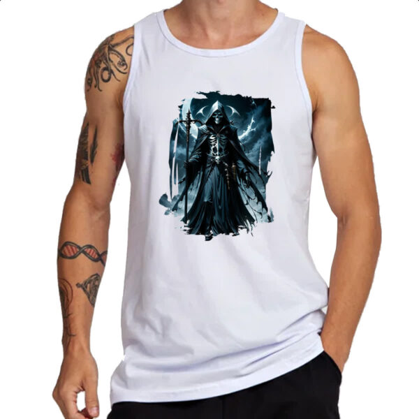 Camiseta Regata Grim Reaper Lua Minguante - Imagem 3