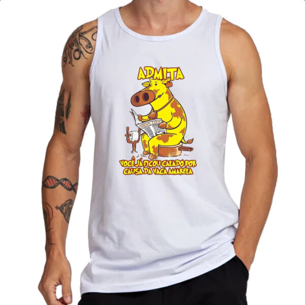 Camiseta Regata Calado pela vaca amarela - Imagem 3